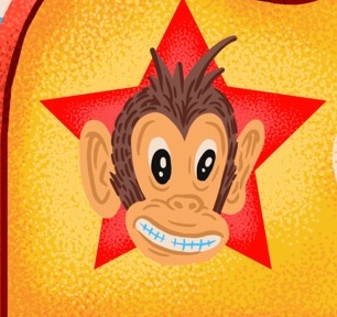 Illustration : singe, tirée de l'album